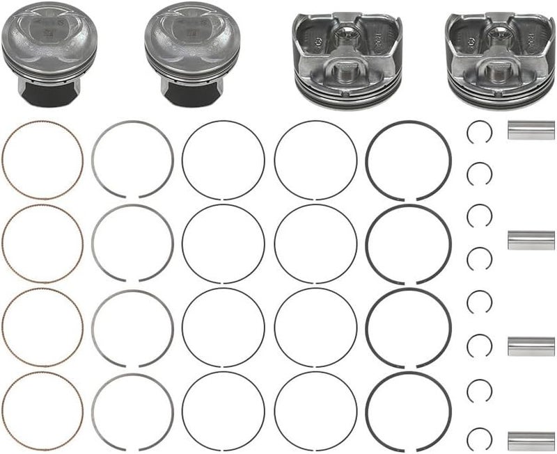 GOIPKO 23040-2G500 Engine Piston Kit with Pin and Snap Ring Oversize + 0.50MM Fit for Hyundai Sonata Kia Sorento Optima 2.4L 2011-2019 Replace# 23410-2G500, 23040-2G510 - Image 3